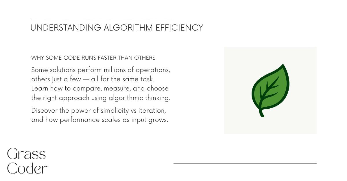 Understanding Algorithm Efficiency: Why Some Code Runs Faster Than Others